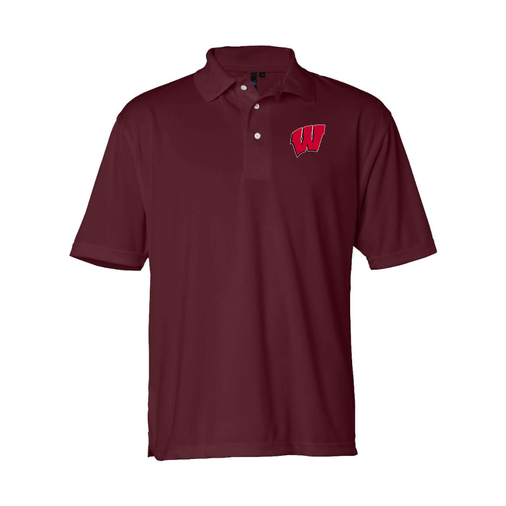 Men's Wisconsin Badgers Sierra Pacific Moisture Free Mesh Polo